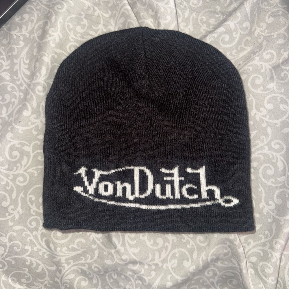 Von Dutch Black Beanie